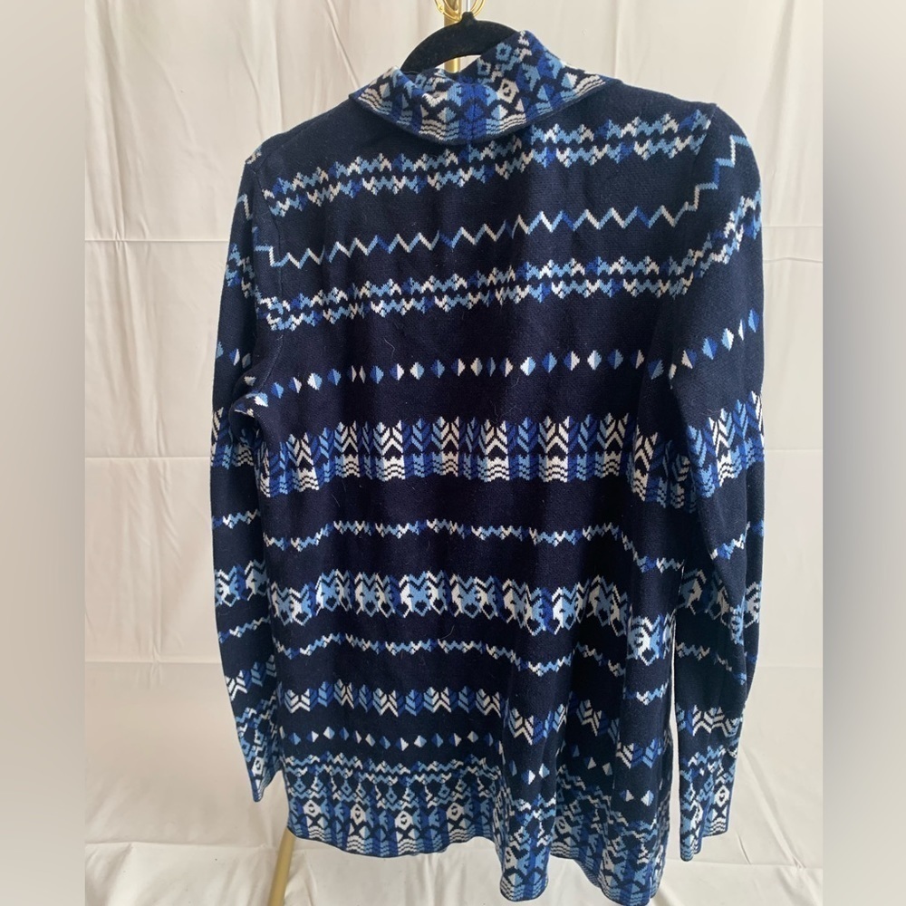 Bcbg MaxAzria Amur Tapestry Jacquard Cardigan
Women medium Blue white baby blue - Picture 4 of 5